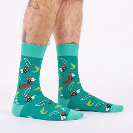 Sock it to Me "I'm Fly Fishing" Mens Crew Socks