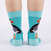 Sock it to Me "Puffin Awesome" Mens Crew Socks