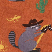 Sock it to Me "Actually, This is My First Rodeo" Mens Crew Socks