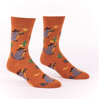 Sock it to Me "Actually, This is My First Rodeo" Mens Crew Socks