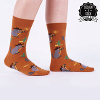 Sock it to Me "Actually, This is My First Rodeo" Mens Crew Socks