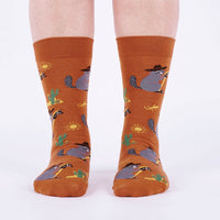 Sock it to Me "Actually, This is My First Rodeo" Mens Crew Socks