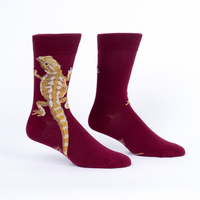 Sock it to Me "Bearded Dragon" Mens Crew Socks