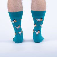 Sock it to Me "Chicken + Waffles" Mens Crew Socks
