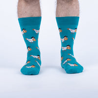 Sock it to Me "Chicken + Waffles" Mens Crew Socks