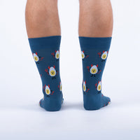 Sock it to Me "Deviled Eggs" Mens Crew Socks