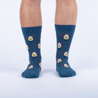 Sock it to Me "Deviled Eggs" Mens Crew Socks