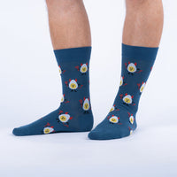 Sock it to Me "Deviled Eggs" Mens Crew Socks