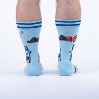 Sock it to Me "Goooaaalll!!!" Mens Crew Socks