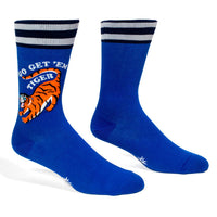 Sock it to Me "Go Get Em' Tiger" Mens Crew Socks