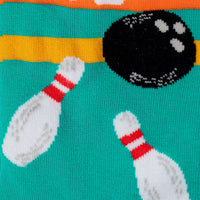Sock it to Me "World's Okayest Bowler" Mens Crew Socks