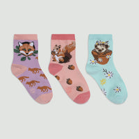 Sock it to Me My Dear Hedgehog Youth Crew Socks 3-Pack