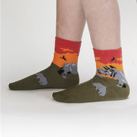 Sock it to Me My Rhino-Corn Youth Crew Socks 3-Pack