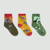 Sock it to Me My Rhino-Corn Youth Crew Socks 3-Pack