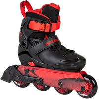 PS Jet Black Adjustable JR. Inline Skates