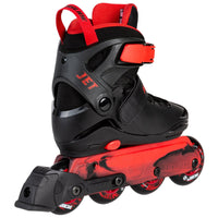 PS Jet Black Adjustable JR. Inline Skates