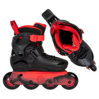 PS Jet Black Adjustable JR. Inline Skates