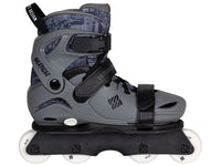 USD Glitch Adjustable Junior Inline Skates Grey/ Black