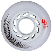 Undercover Vortex 88a White Inline Wheels - 4pack