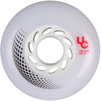 Undercover Vortex 85a White Inline Wheels - 4pack
