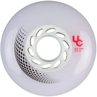 Undercover Vortex 85a White Inline Wheels - 4pack