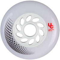 Undercover Vortex 85a White Inline Wheels - 4pack