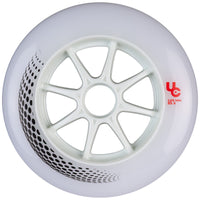 Undercover Vortex 85a White Inline Wheels - 3pack