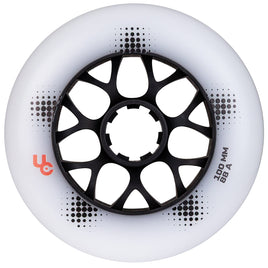 Undercover Team PRO 100/88a White Inline Wheels - 4pack