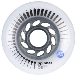 Powerslide Spinner Wheels 84/ 88a White 4 Pack