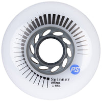 Powerslide Spinner Wheels 80/ 88a White 4 Pack