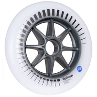 Powerslide Spinner Wheels 125mm 88a White 3 Pack