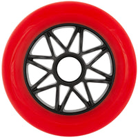 UC Raw Inline Wheels 80mm 85a Red 4 Pack