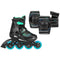 PlayLife Joker Blue Sky Adj. Skates and Padding Combo