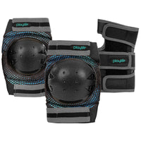 PlayLife Joker Blue Sky Adj. Skates and Padding Combo