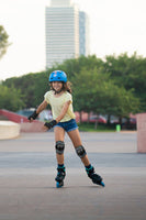 PlayLife Joker Blue Sky Adj. Skates and Padding Combo
