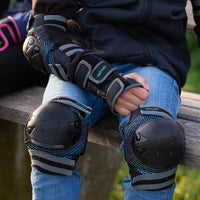 PlayLife Joker Blue Sky Adj. Skates and Padding Combo