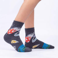 Sock it to Me "Let's Kick It" Youth Crew Socks 3-Pack