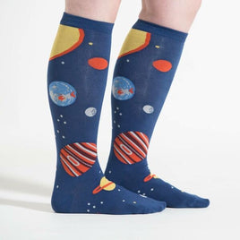 Sock it to Me "Planets" Stretch Knee High Socks