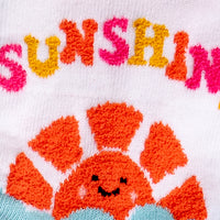 Sock it to Me "Hello Sunshine" Turn Cuff Crew Socks