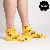 Sock it to Me "Simply the Zest!" Turn Cuff Crew Socks