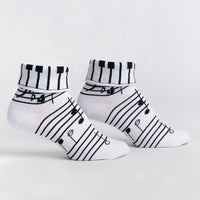 Sock it to Me "Footnotes" Turn Cuff Crew Socks