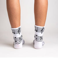 Sock it to Me "Footnotes" Turn Cuff Crew Socks