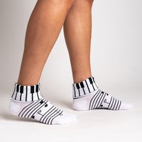 Sock it to Me "Footnotes" Turn Cuff Crew Socks