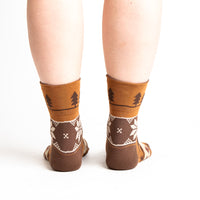 Sock it to Me "The Big-foot Lebowski" Turn Cuff Crew Socks