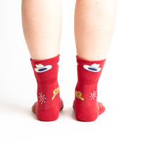 Sock it to Me "Howdy Y'all" Turn Cuff Crew Socks