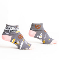 Sock it to Me "I Knead the Dough" Turn Cuff Crew Socks