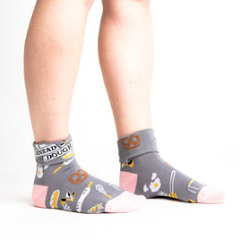 Sock it to Me "I Knead the Dough" Turn Cuff Crew Socks