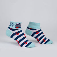 Sock it to Me "Lil' Bit Salty" Turn Cuff Crew Socks