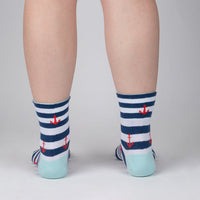 Sock it to Me "Lil' Bit Salty" Turn Cuff Crew Socks