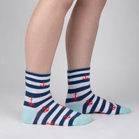 Sock it to Me "Lil' Bit Salty" Turn Cuff Crew Socks